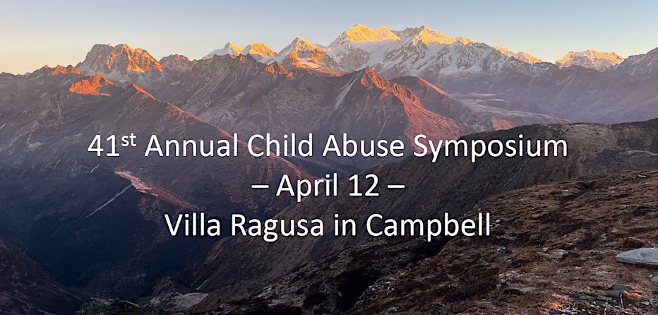 Promotional graphic for 41St Annual Child Abuse Symposium.